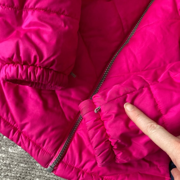 ZeroXPosur Winter Puffer Coat‎ Size 7/8 Hot Pink and Navy Winter Classic - Picture 3 of 6